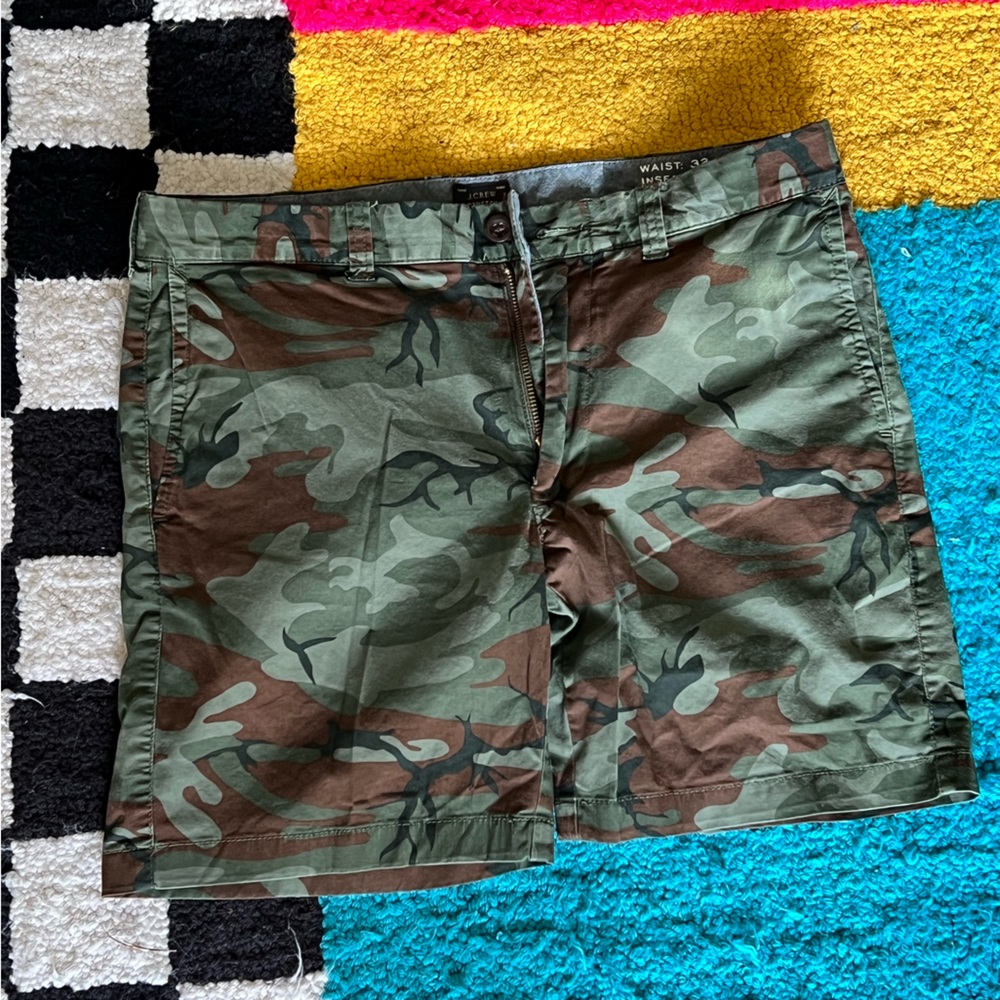 J Crew Camo Shorts
